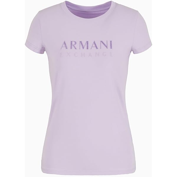 emporio armani rhinestone y2k tee ピチT ARMANI-EXCHANGE-3DYT62YJCTZ-W-